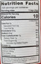 The Nutrition Facts of Jiva Organic Coriander Powder 