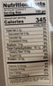 The Nutrition Facts of Jiva Organic Masoor Dal 
