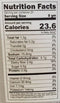 The Nutrition Facts of Jiva Organic Red Chilli Powder 