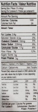 The Nutrition Facts of Karachi Delight Bun Kabab (From Burns Road) 
