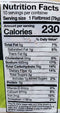 The Nutrition Facts of Kontos Tandoori Naan 