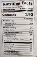 The Nutrition Facts of Laxmi Tandoori Plain Naan 