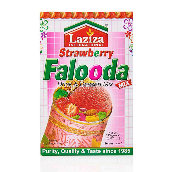 Laziza Falooda Strawberry Dessert Mix MirchiMasalay