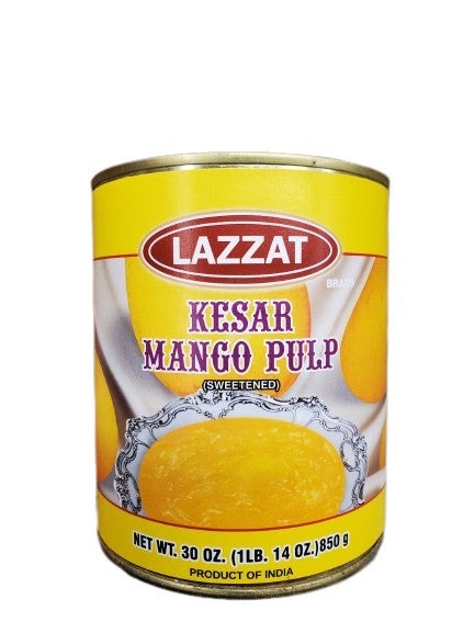 Lazzat Kesar Mango Pulp MirchiMasalay