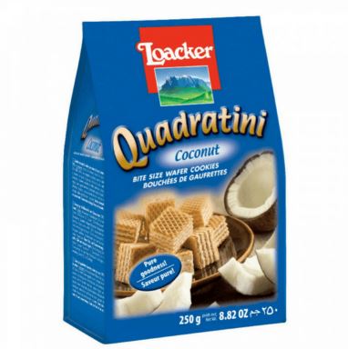 Loacker Quadratini Coconut Wafers MirchiMasalay