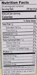 The Nutrition Facts of MDH Butter Chicken Curry Masala 