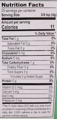 The Nutrition Facts of MDH Karahi Gosht Masala 
