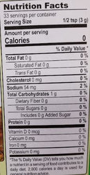 The Nutrition Facts of MDH Pani Puri Masala 