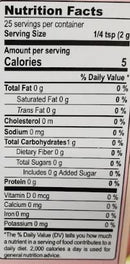 The Nutrition Facts of MDH Pulao Masala 