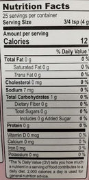 The Nutrition Facts of MDH Sambhar Masala 
