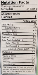 The Nutrition Facts of MDH Shahi Paneer Masala 