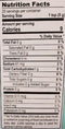 The Nutrition Facts of MDH Sindhi Biryani Masala 