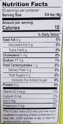 The Nutrition Facts of MDH Tava Fry Masala 
