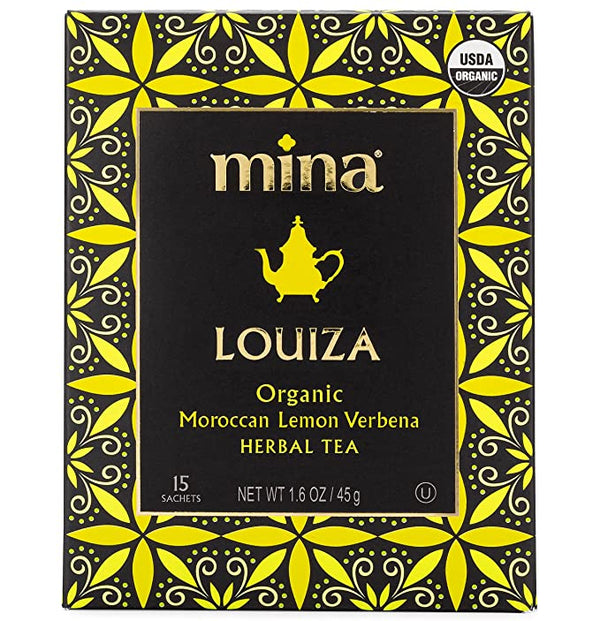 Mina Louiza Organic Moroccan Lemon Verbena Herbal Tea MirchiMasalay