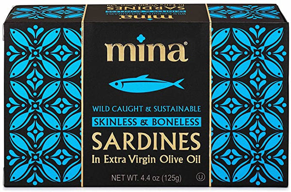 Mina Skinless & Boneless Sardines In Extra Virgin Olive Oil MirchiMasalay