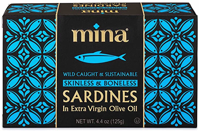 Mina Skinless & Boneless Sardines In Extra Virgin Olive Oil MirchiMasalay