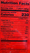 The Nutrition Facts of Mirch Masala Plain Paratha (25pcs) 