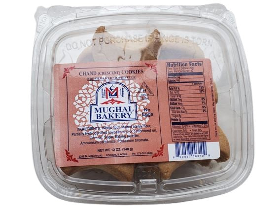 Mughal Bakery Chand (Crescent) Cookies (No Eggs) MirchiMasalay