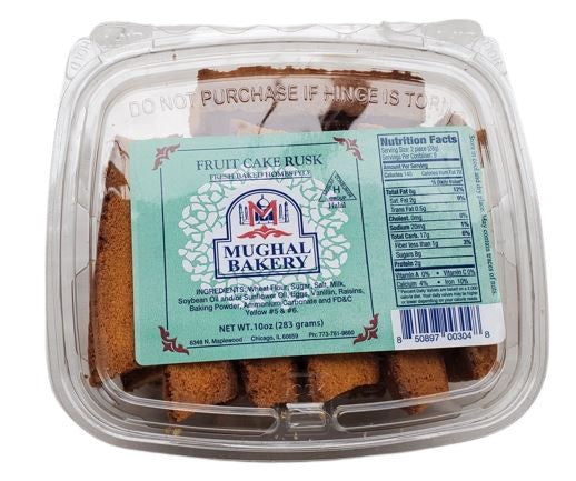 Mughal Bakery Fruit Cake Rusk MirchiMasalay