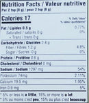 The Nutrition Facts of Naseem Punjabi Yakhni Pilau 