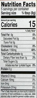 The Nutrition Facts of National Biryani 