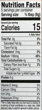 The Nutrition Facts of National Biryani 