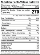 The Nutrition Facts of Dawn Plain Paratha (5pcs) 