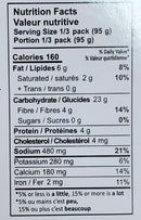 The Nutrition Facts of Regal Kitchen Kadhi Pakora 