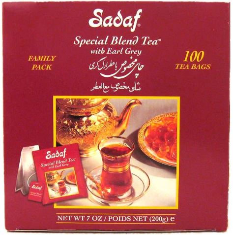 Sadaf Special Blend Tea with Earl Grey (100 Tea Bags) MirchiMasalay