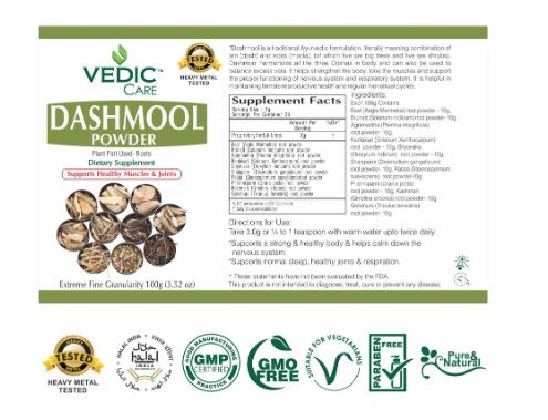 Vedic Dashmool Powder|MirchiMasalay
