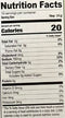 The Nutrition Facts of Shan Achar Masala 