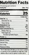 The Nutrition Facts of Shan Chana Masala Mix 