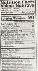 The Nutrition Facts of Shan Chinese Chop Suey 