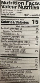 The Nutrition Facts of Shan Chinese Sweet And Sour 