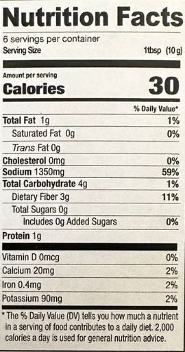 The Nutrition Facts of Shan Karachi Beef Biryani 