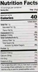 The Nutrition Facts of Shan Pakora Bhaji Mix 