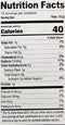 The Nutrition Facts of Shan Pakora Bhaji Mix 