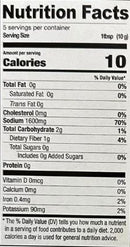 The Nutrition Facts of Shan Punjabi Yakhni Pilau Mix 