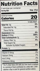The Nutrition Facts of Shan Liver Masala 