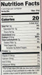 The Nutrition Facts of Shan Liver Masala 