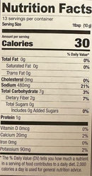 The Nutrition Facts of Shan chicken Broast 