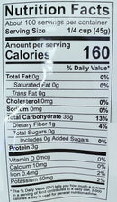 The Nutrition Facts of Swad Indian Basmati Rice