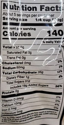 The Nutrition Facts of Swad Pineapple Ring 