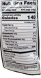 The Nutrition Facts of Swad Ginger Pieces 