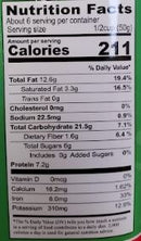 The Nutrition Facts of TOK Banana Chips 