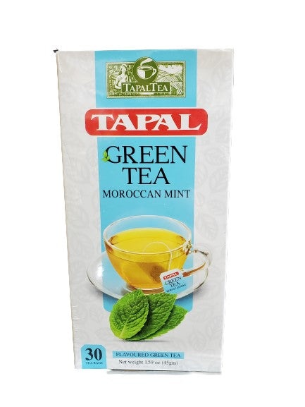 Tapal Green Tea Moroccan Mint Tea (30 T-Bags) MirchiMasalay