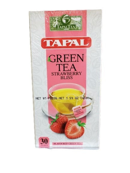 Tapal Green Tea Strawberry Bliss (30 T-Bags) MirchiMasalay