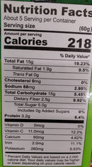 The Nutrition Facts of Tastes Of Kerala Jackfruit Cutlet 