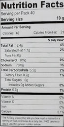 The Nutrition Facts of United King Chaat papdi 