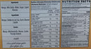 The Nutrition Facts of United King Riwayati Kulfi Mango Flavour 